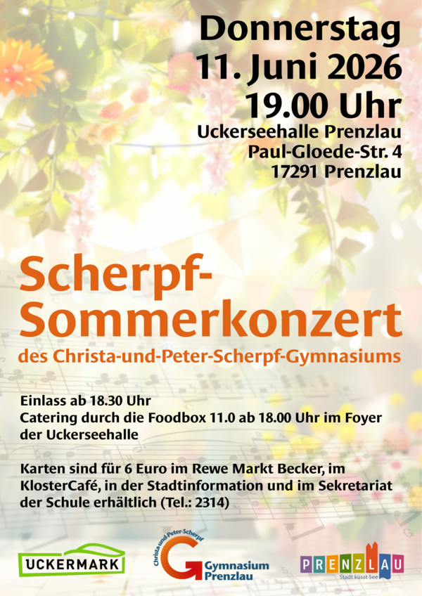 Bild vergr&ouml;&szlig;ern: Scherpf-Sommerkonzert (Karten ab 14. Mai)